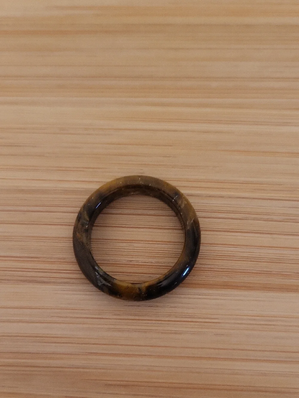 NWOT Tigers Eye Gemstone Band Ring